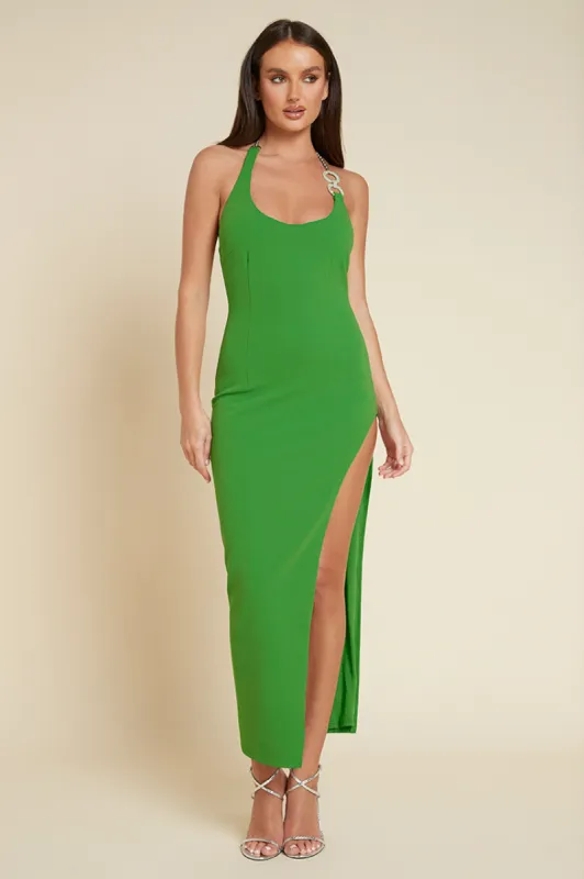 RIO DRESS - EMERALD sold by Runaway The Label