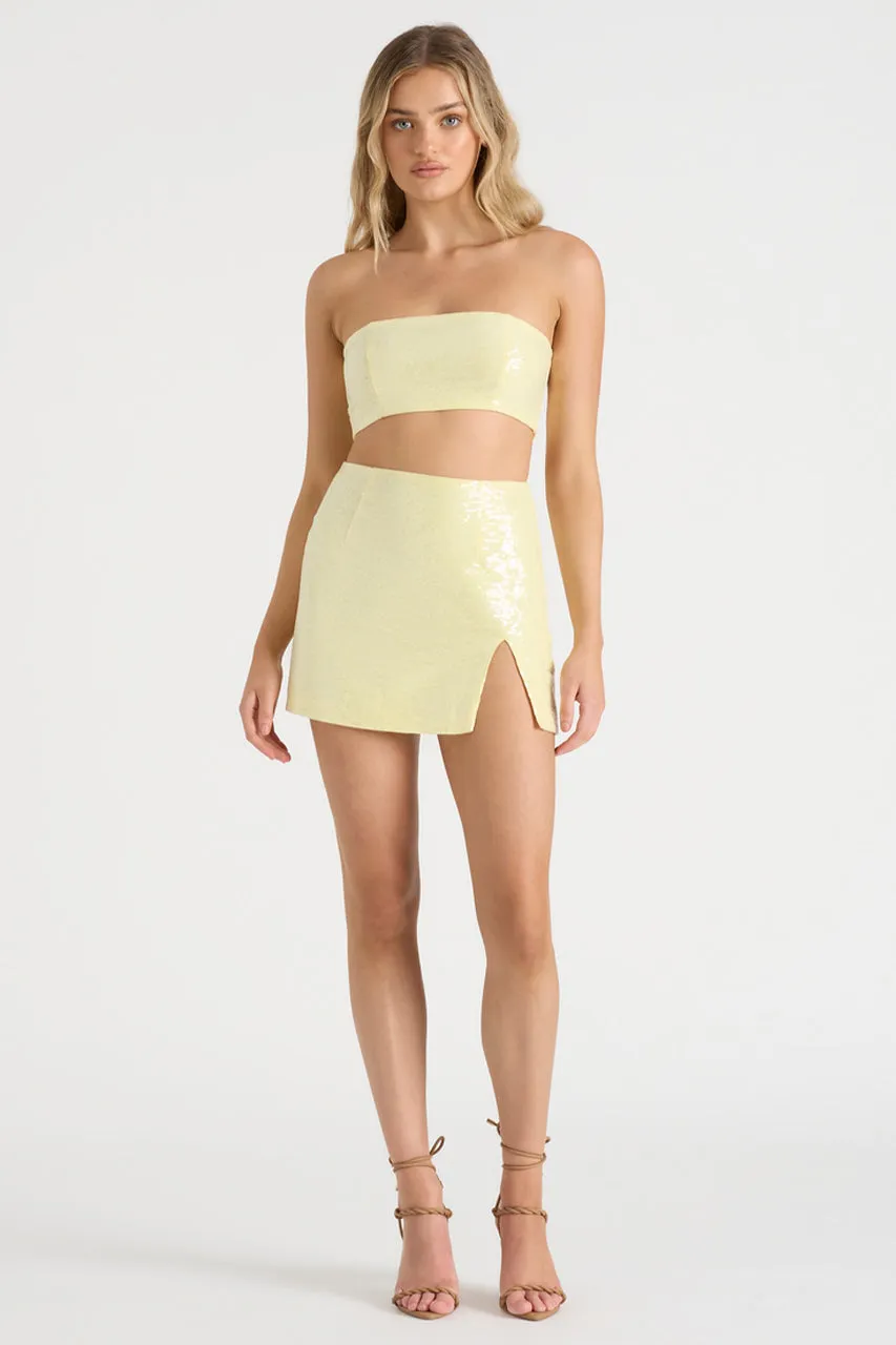 THE SEQUIN BANDEAU - BUTTER sold by Runaway The Label product image thumbnail 2