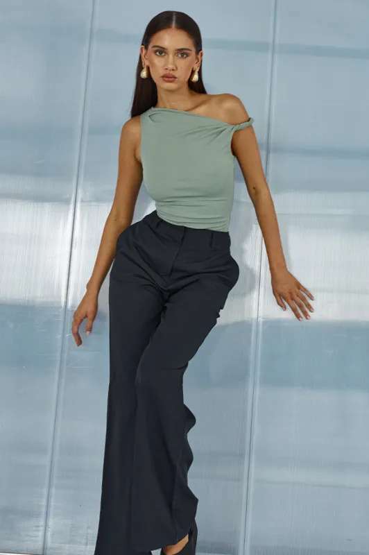 BLAKE TOP - SAGE sold by Runaway The Label