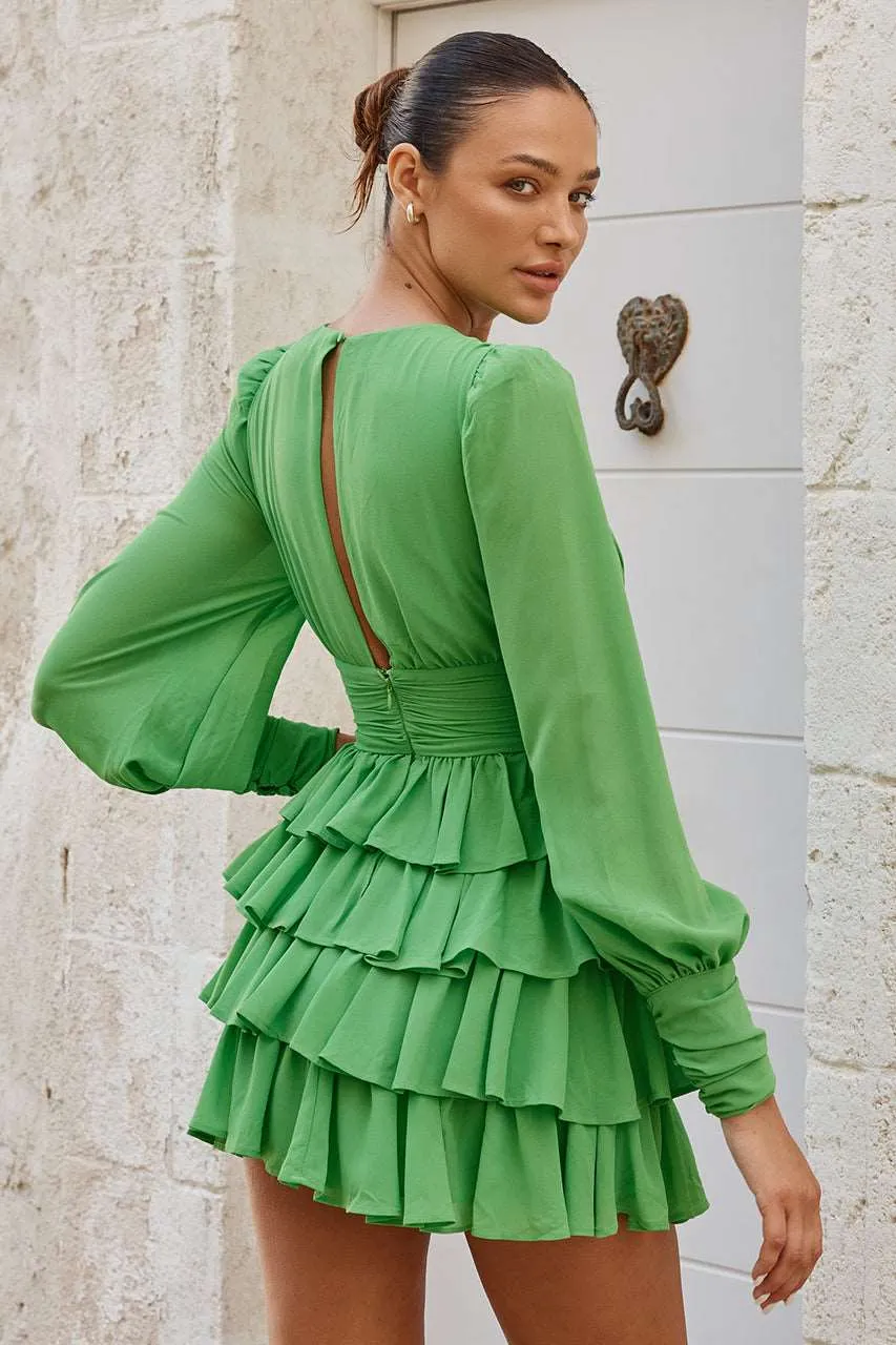 ANALISE MINI DRESS - APPLE sold by Runaway The Label product image thumbnail 4