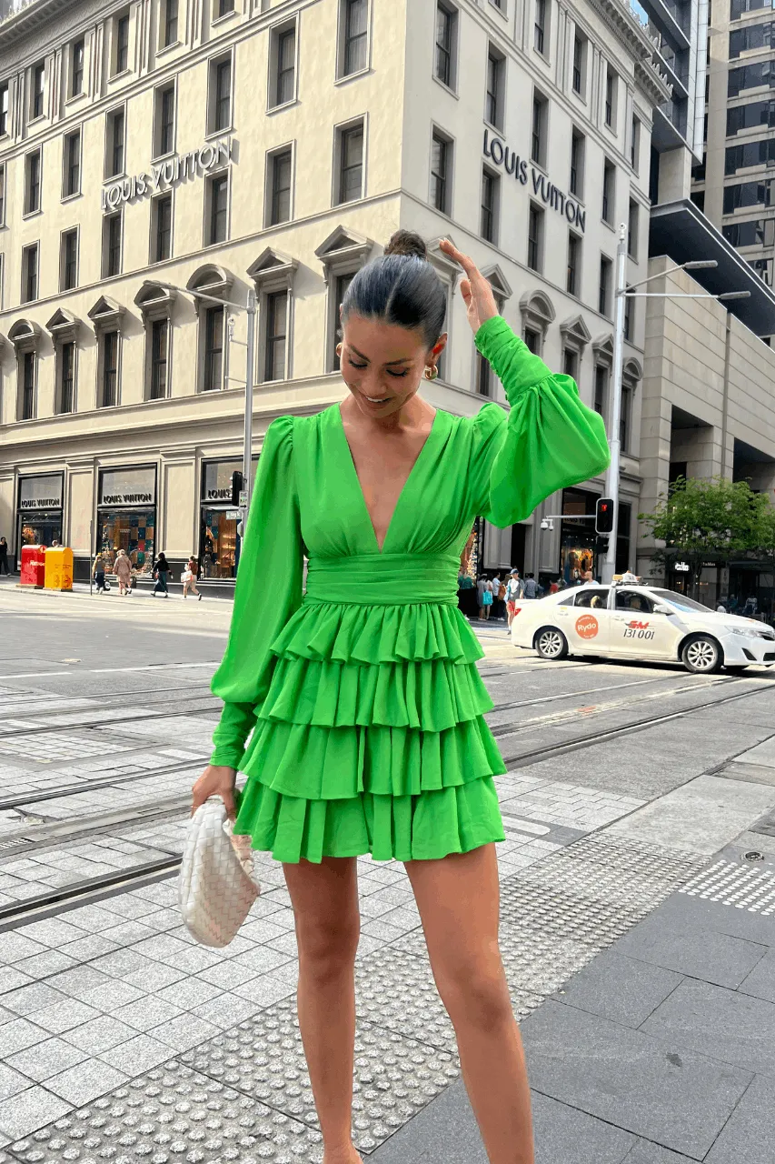 ANALISE MINI DRESS - APPLE sold by Runaway The Label