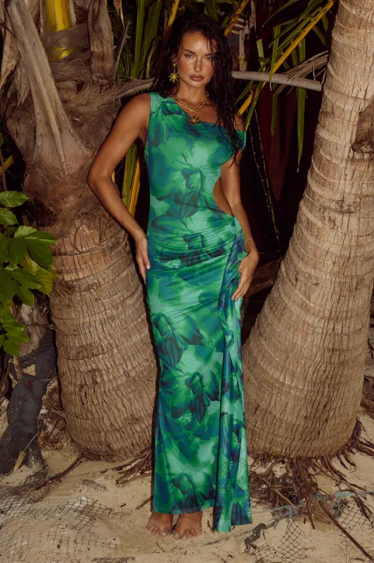 PALEN MAXI DRESS - CALISTA GREEN sold by Runaway The Label