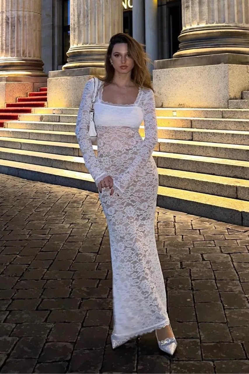 KAIA MAXI DRESS - WHITE sold by Runaway The Label product image thumbnail 5