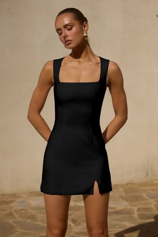 REIGN MINI DRESS - BLACK sold by Runaway The Label