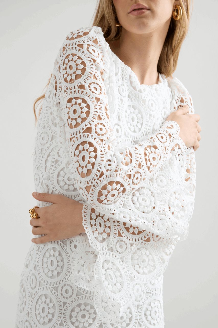 Arizona Mini Dress - White sold by Runaway The Label product image thumbnail 3