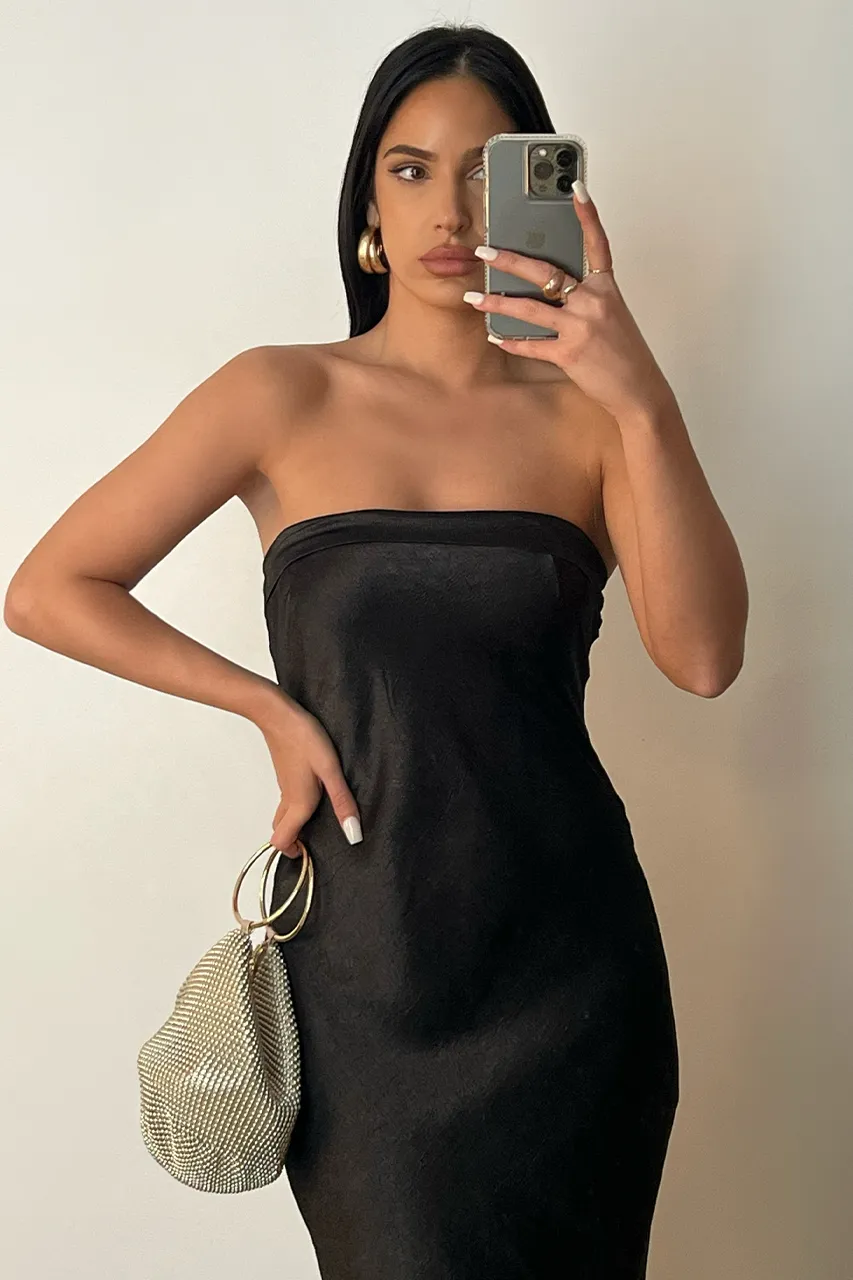 Leila Slip Dress - Black sold by Runaway The Label product image thumbnail 2