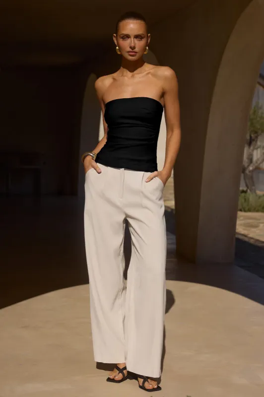 ASHTON STRAPLESS TOP - BLACK sold by Runaway The Label