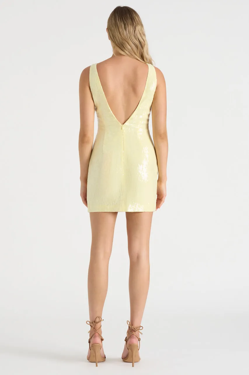 THE SEQUIN MINI DRESS - BUTTER sold by Runaway The Label product image thumbnail 5