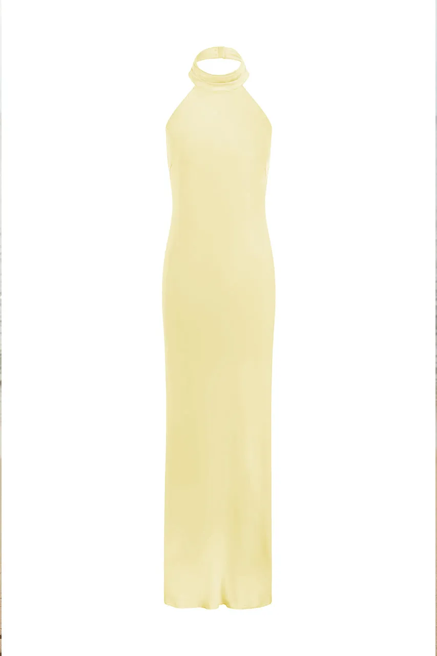 BRIGITTE MAXI DRESS - LEMON sold by Runaway The Label product image thumbnail 2