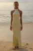 BRIGITTE MAXI DRESS - LEMON sold by Runaway The Label