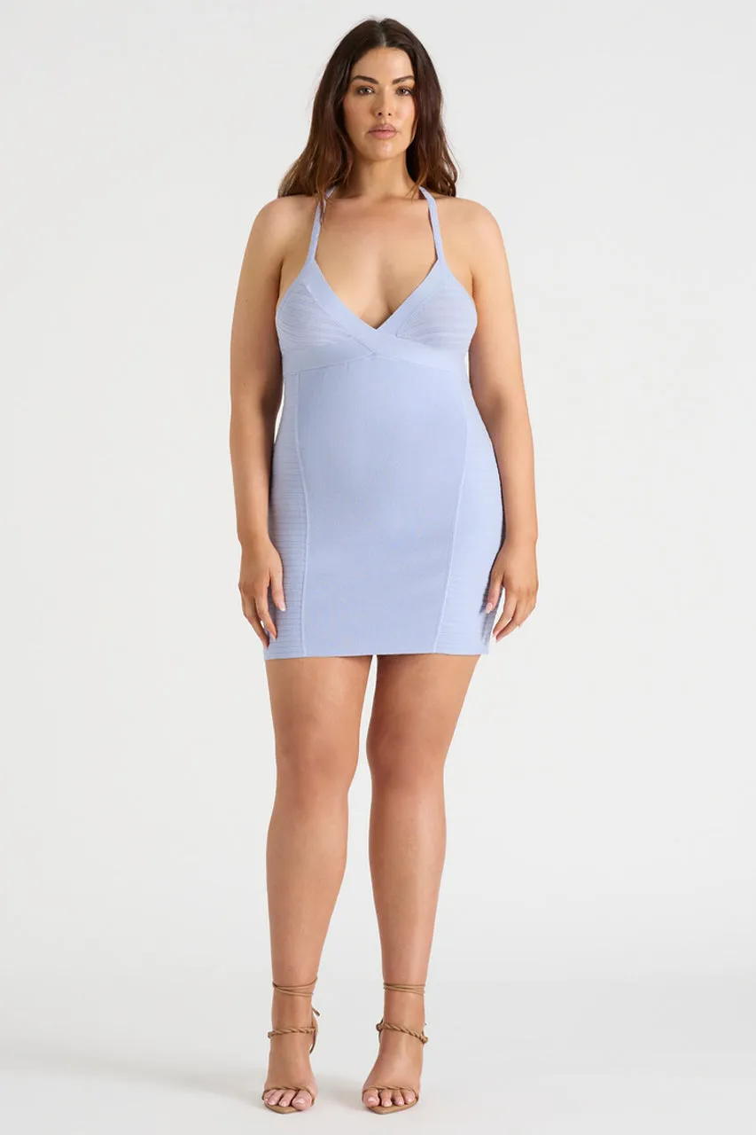 THE LUREX MINI DRESS - LILAC sold by Runaway The Label product image thumbnail 4