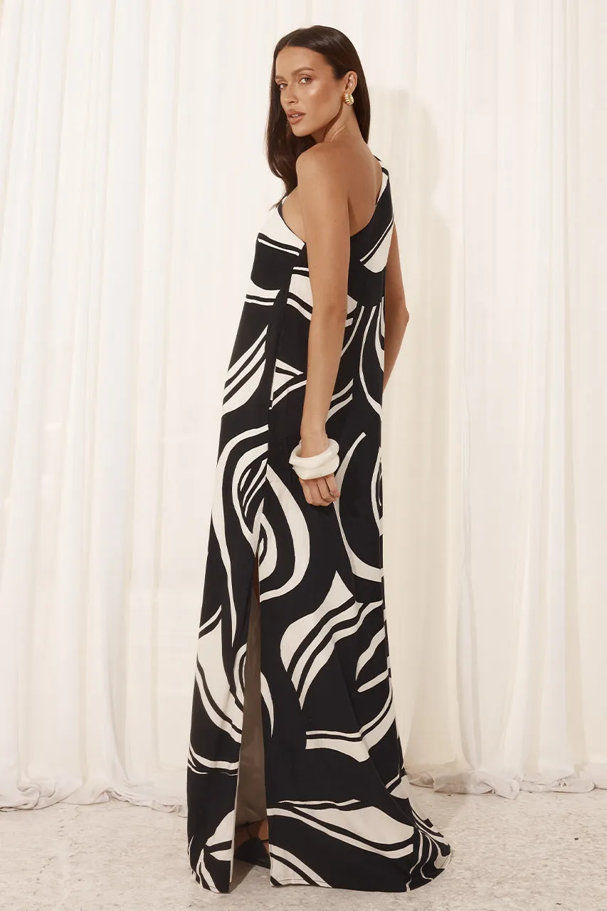 KATIKA MAXI DRESS - PANTINA BLACK sold by Runaway The Label product image thumbnail 2