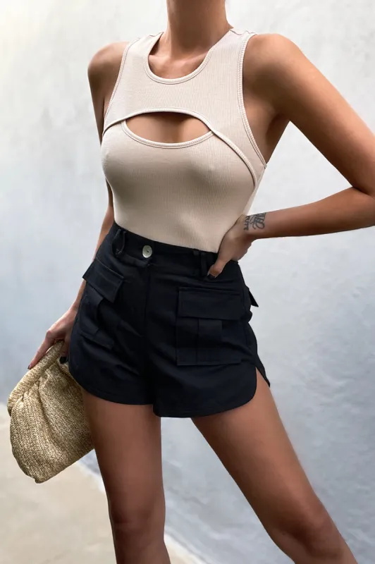 Shola Shorts - Black sold by Runaway The Label