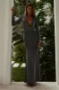 AMARA MAXI DRESS - GUNMETAL sold by Runaway The Label