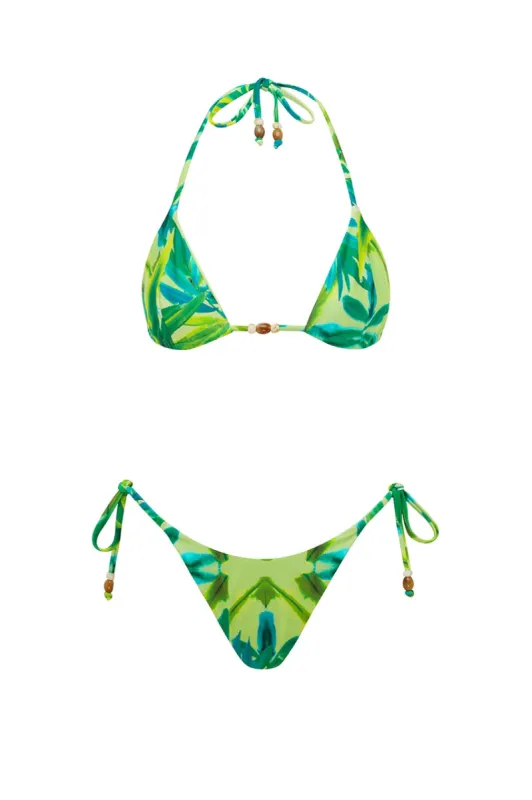 BAHAMA TOP - PALM PRINT sold by Runaway The Label