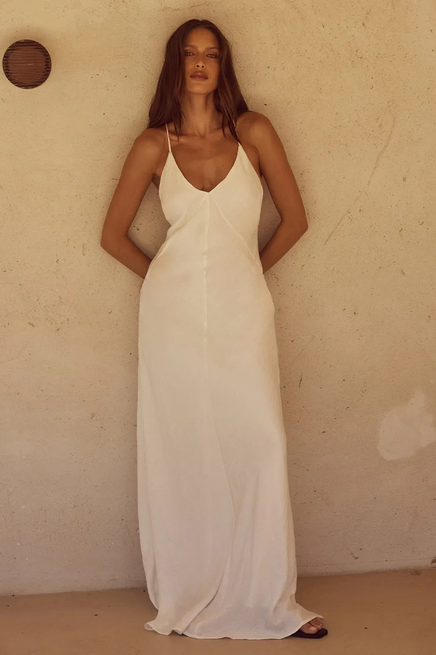 AIDANA MAXI DRESS - WHITE sold by Runaway The Label product image thumbnail 5
