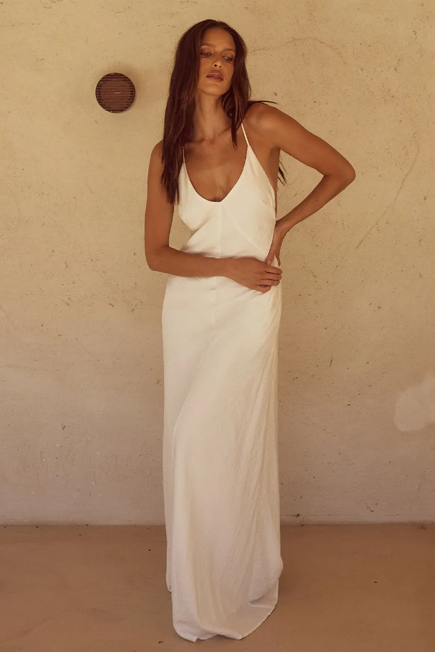 AIDANA MAXI DRESS - WHITE sold by Runaway The Label product image thumbnail 4