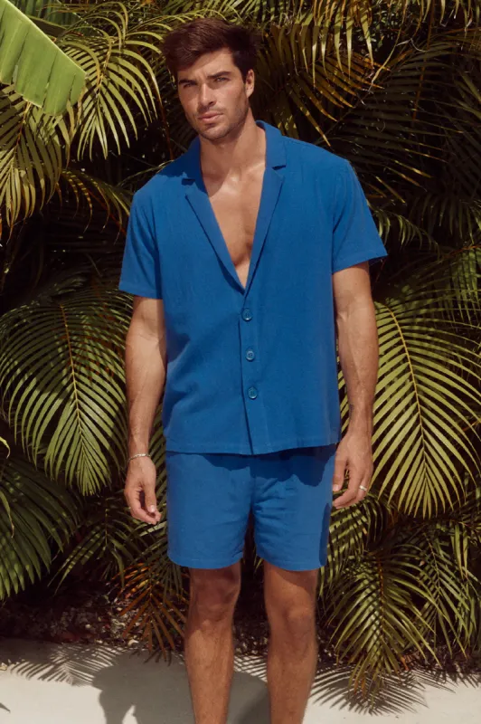 POOLSIDE SHIRT - BLUE sold by Runaway The Label