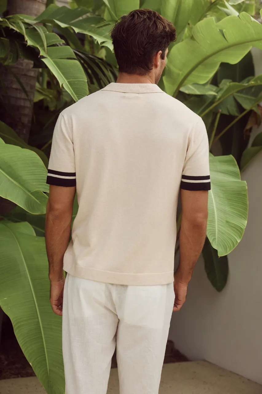 JOSHUA SHIRT - SAND/BLACK sold by Runaway The Label product image thumbnail 3