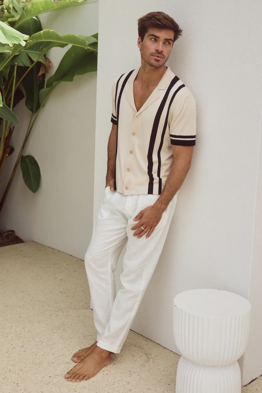 JOSHUA SHIRT - SAND/BLACK sold by Runaway The Label product image thumbnail 2