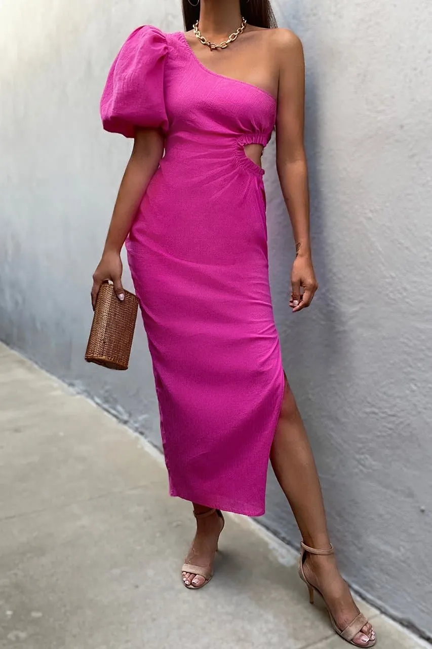 Marloe Maxi Dress - Fuchsia sold by Runaway The Label
