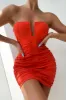 Bella Mini Dress - Fire sold by Runaway The Label