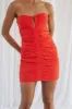 Bella Mini Dress - Fire sold by Runaway The Label