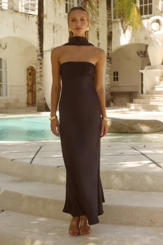ELSA MAXI DRESS - BLACK sold by Runaway The Label