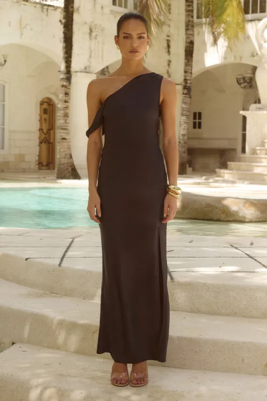 GIA MAXI DRESS - BLACK sold by Runaway The Label