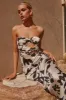 MELANY LONG MIDI DRESS - SAND BOTANICA sold by Runaway The Label