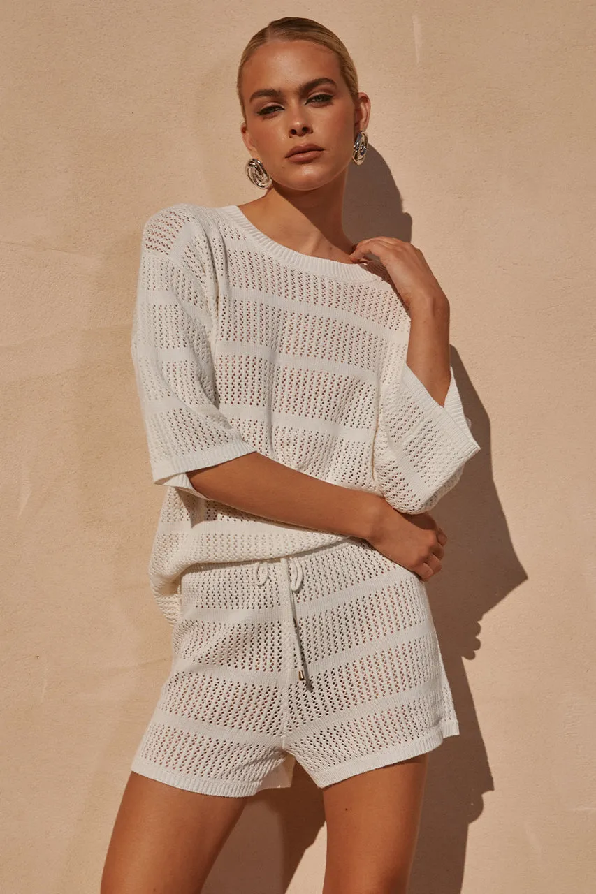 SAMIA TOP - WHITE sold by Runaway The Label product image thumbnail 3