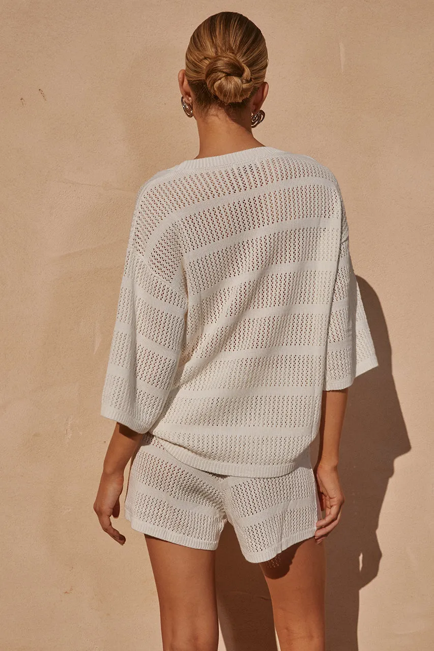 SAMIA TOP - WHITE sold by Runaway The Label product image thumbnail 2