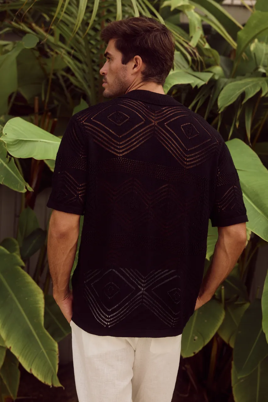 LIAM SHIRT - BLACK sold by Runaway The Label product image thumbnail 4