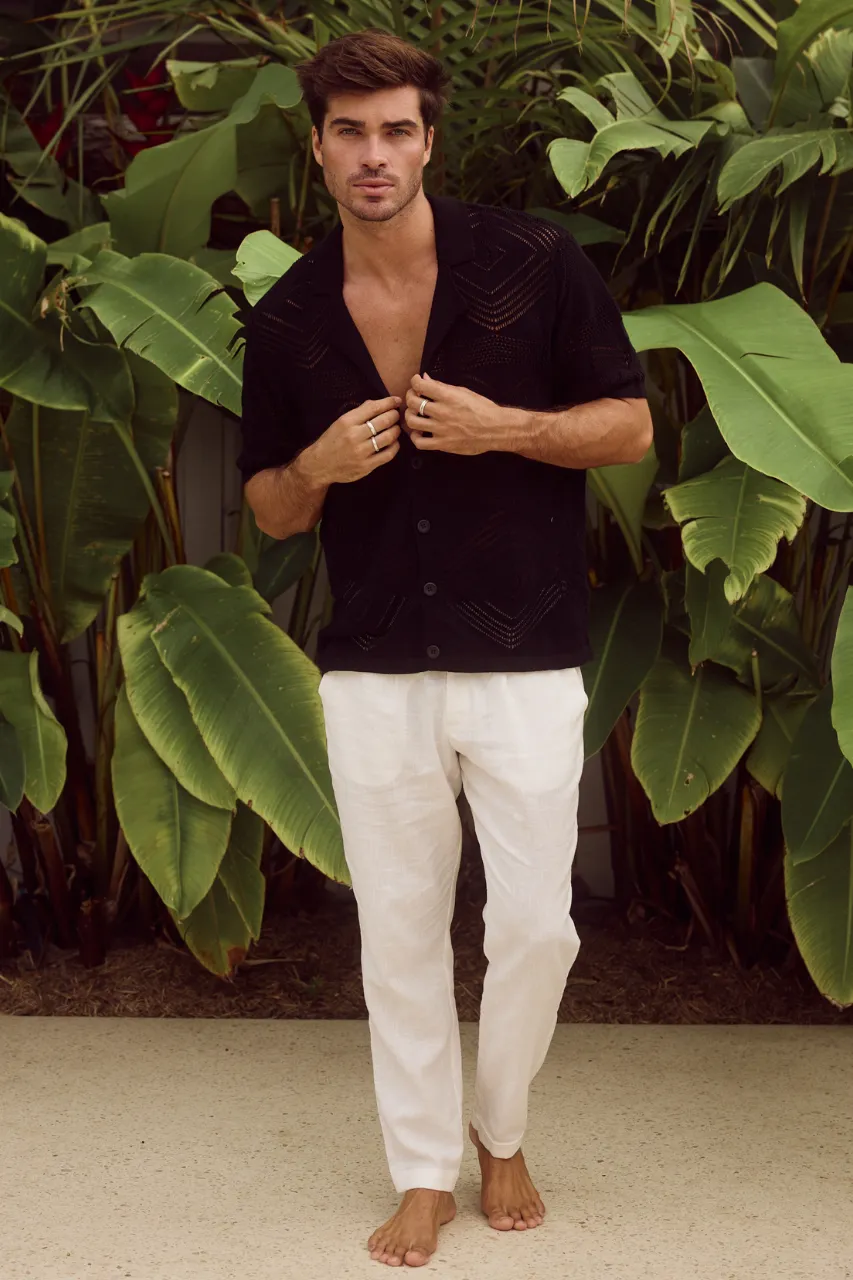 LIAM SHIRT - BLACK sold by Runaway The Label product image thumbnail 3