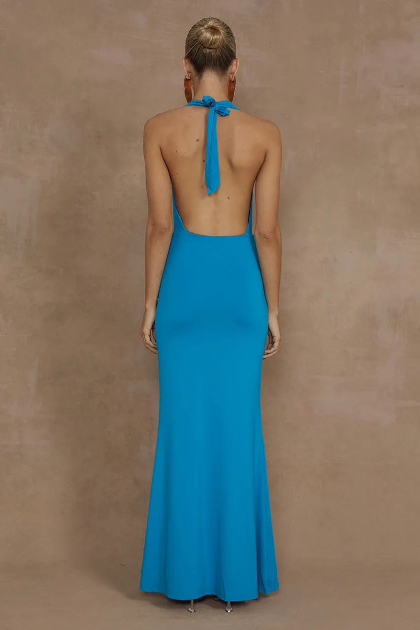 LORITA MAXI DRESS - AQUA sold by Runaway The Label product image thumbnail 2