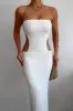 Micah Midi Dress - White sold by Runaway The Label
