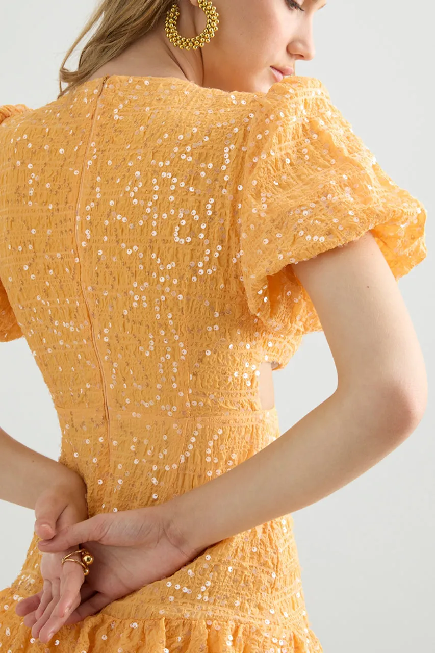 ESTHER MINI DRESS - ORANGE sold by Runaway The Label product image thumbnail 2