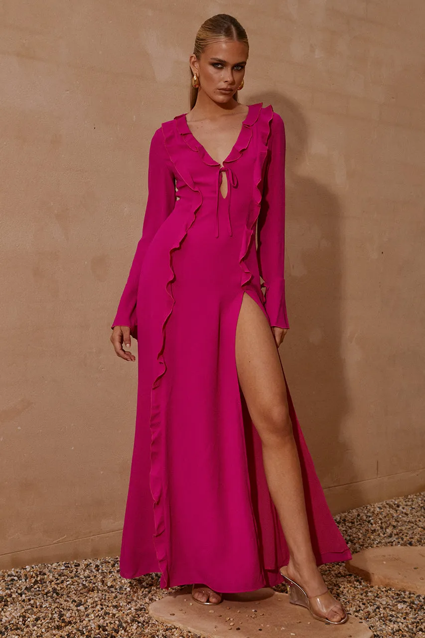OXANA L/S DRESS - PINK sold by Runaway The Label product image thumbnail 4