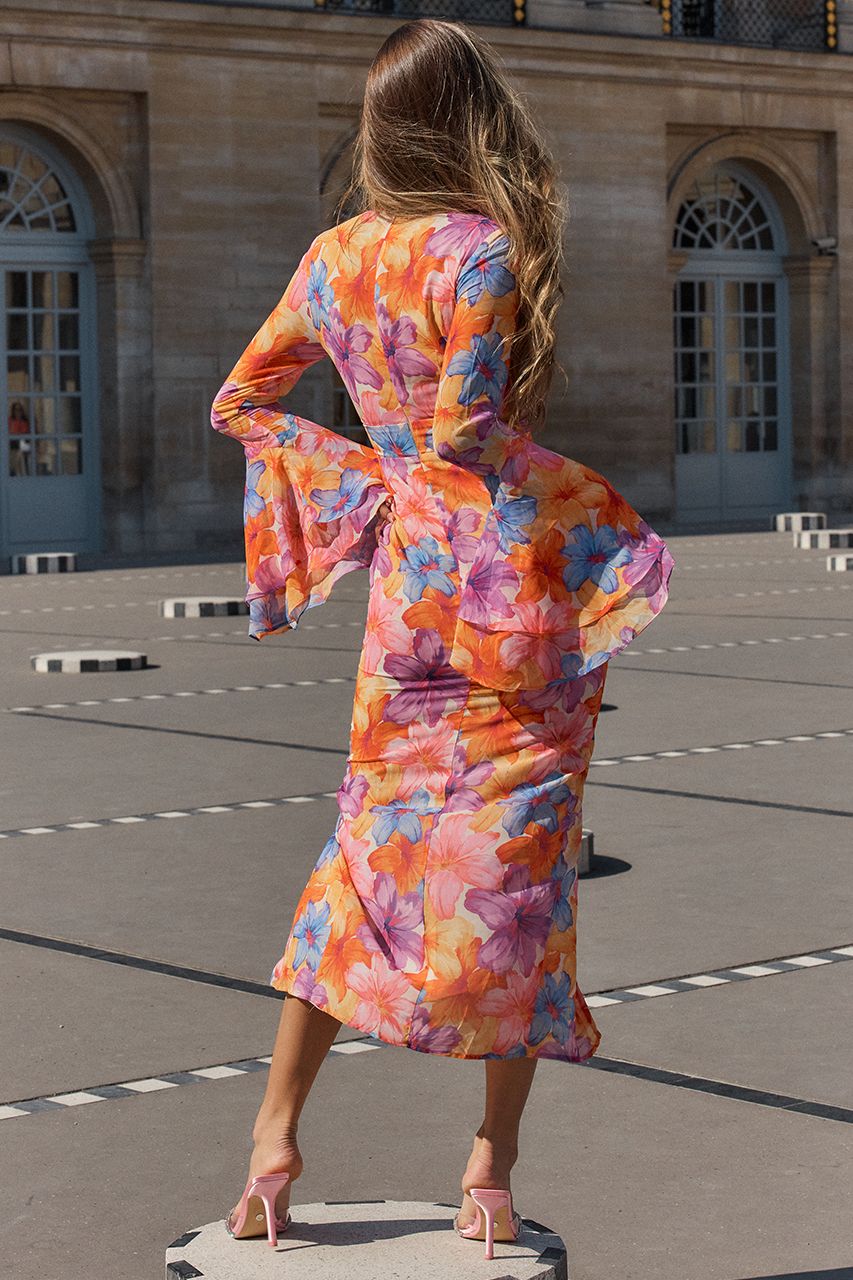 SPLENDOUR MIDI DRESS - FLORAL sold by Runaway The Label product image thumbnail 5