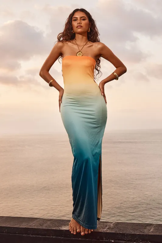 ALEO MIDI DRESS - PINA COLADA sold by Runaway The Label