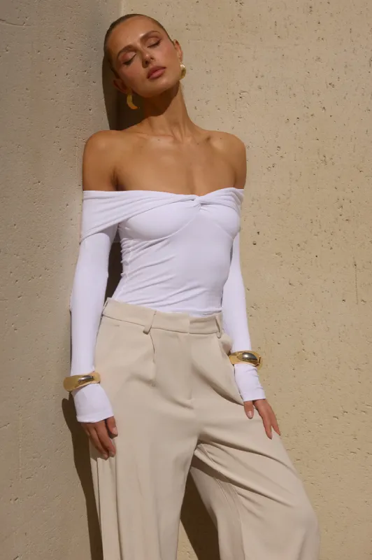 ROWAN TOP - WHITE made by Runaway The Label
