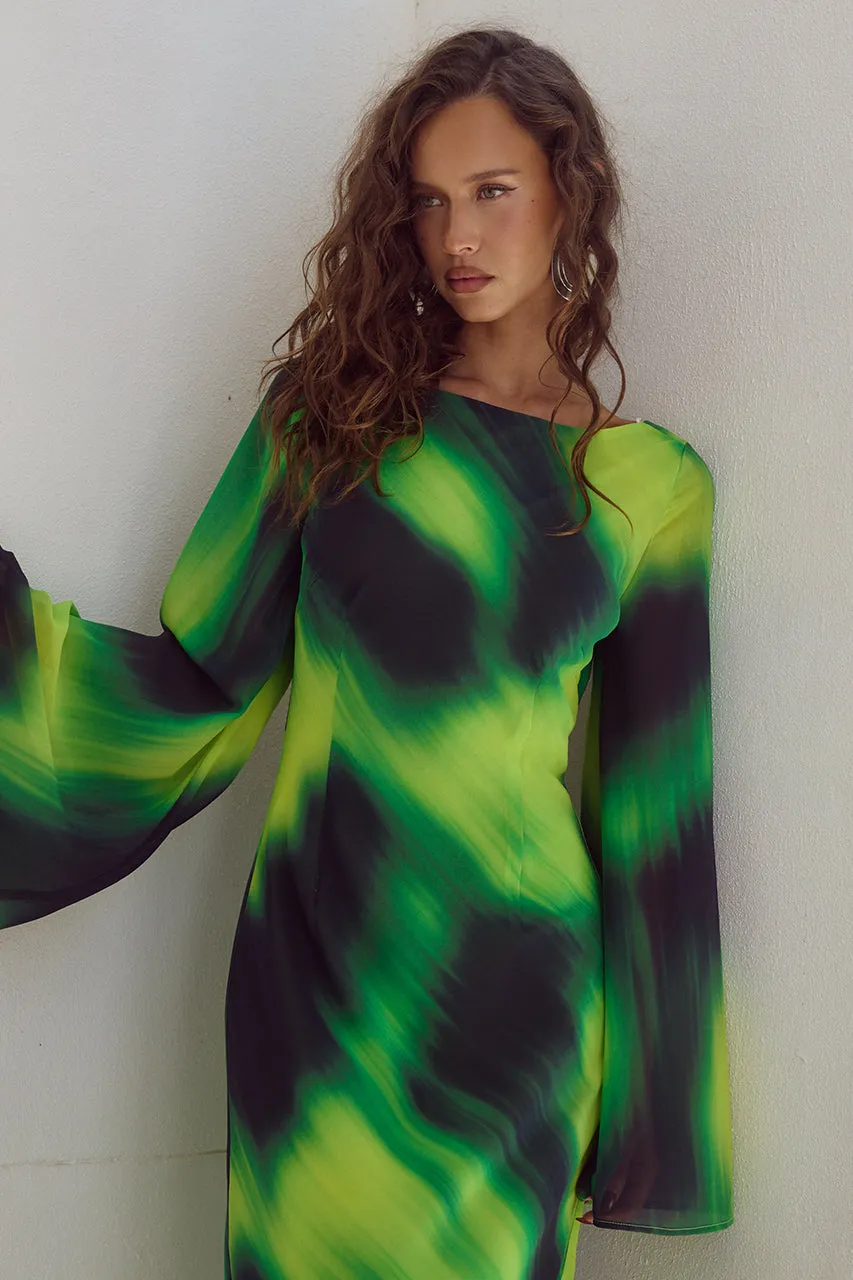 KIMBER MAXI DRESS - LOTUS PRINT sold by Runaway The Label product image thumbnail 4