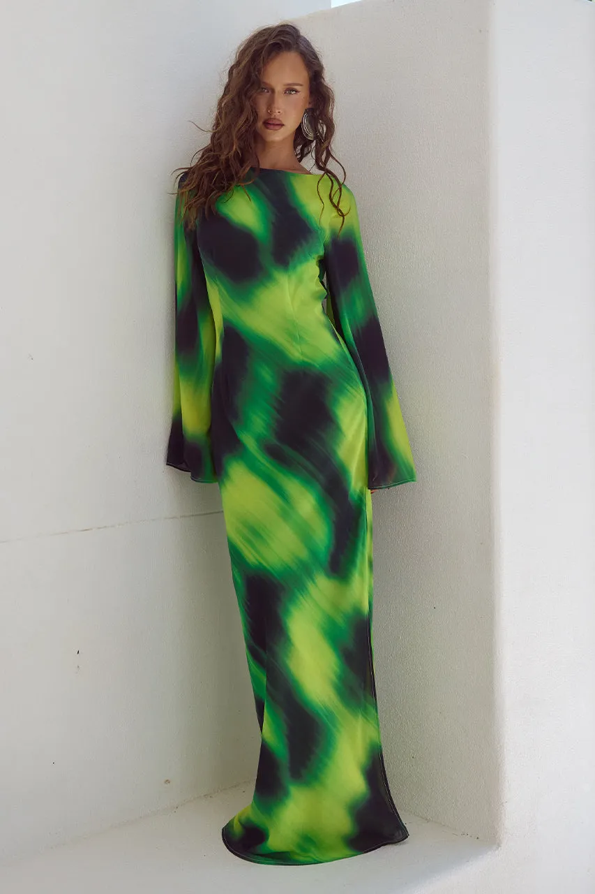 KIMBER MAXI DRESS - LOTUS PRINT sold by Runaway The Label product image thumbnail 2