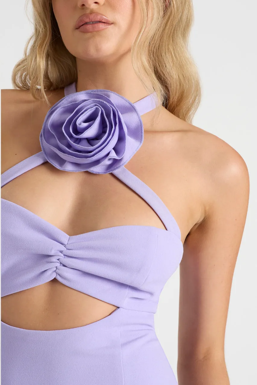 THE FLOWER MINI DRESS - LILAC sold by Runaway The Label product image thumbnail 2