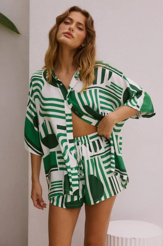 VENUS SHIRT - VARGO GREEN sold by Runaway The Label