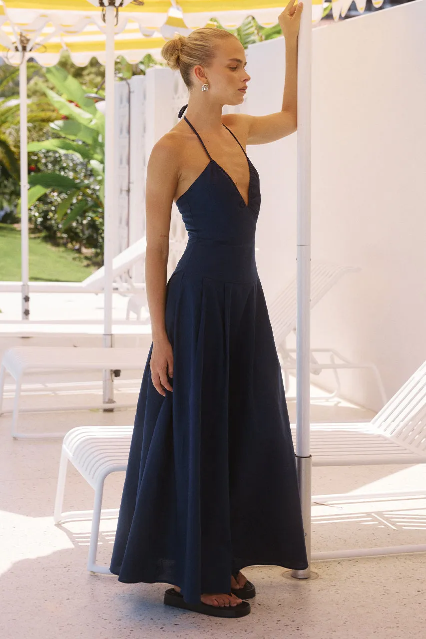 BRIONNI MAXI DRESS - NAVY sold by Runaway The Label product image thumbnail 3