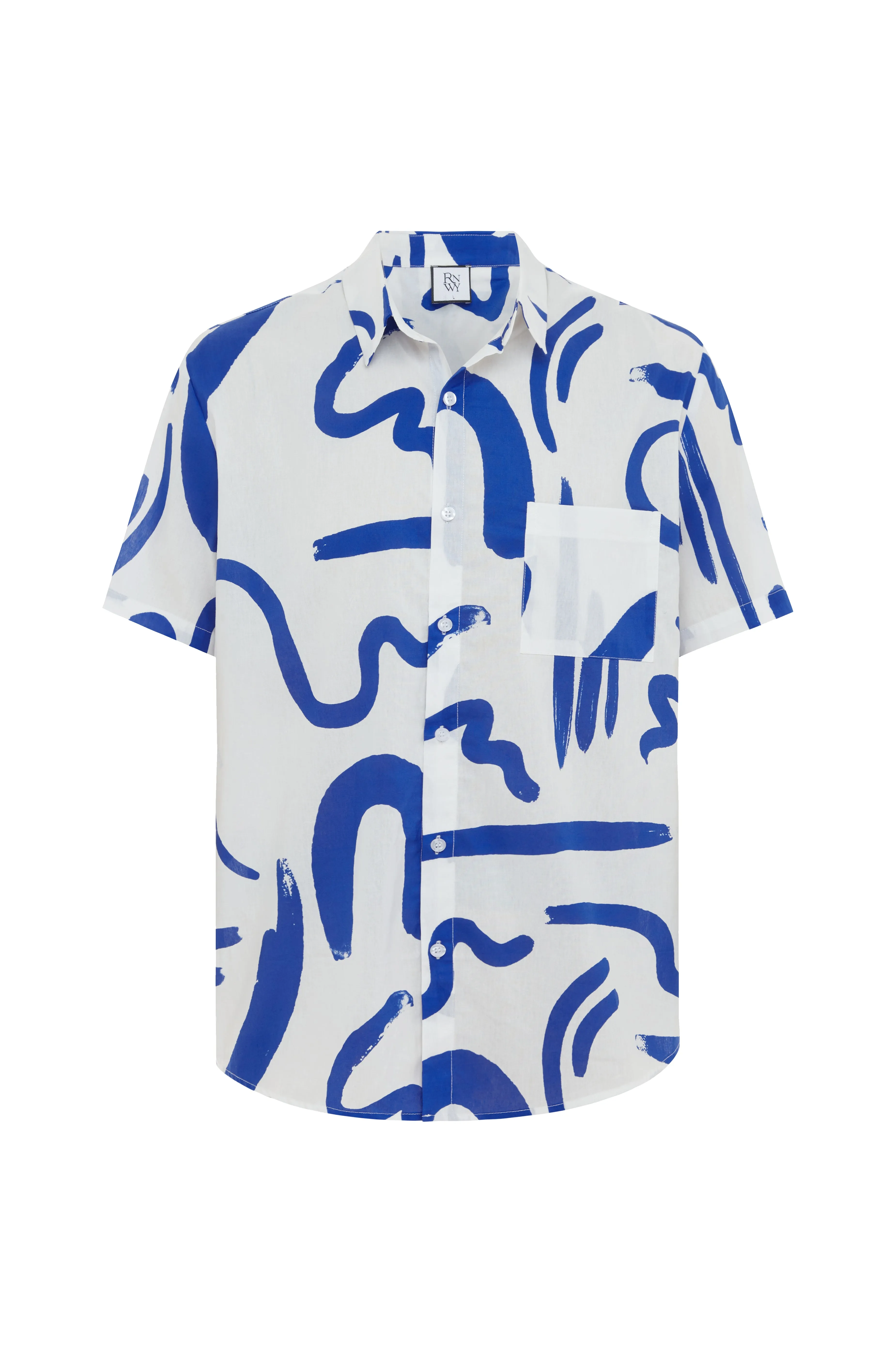 MEN'S YORK SHIRT - WHITE/BLUE sold by Runaway The Label product image thumbnail 2
