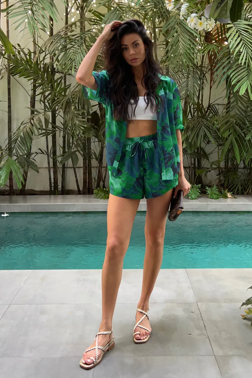 KARMA SHIRT - CALISTA GREEN sold by Runaway The Label product image thumbnail 4