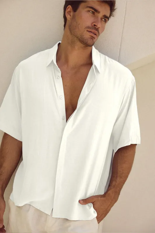 JAYDEN SHIRT - WHITE sold by Runaway The Label