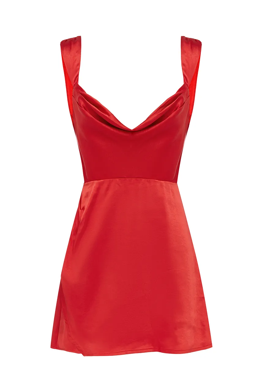 HAVANNA MINI DRESS - RED sold by Runaway The Label product image thumbnail 4